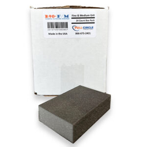 Box of B90 sanding sponges in fine & medium grit